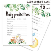 10 Pack Advice and Prediction Cards for Baby Shower Game Parent Message-TB00799-Veeddydropshipping